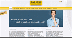 Desktop Screenshot of manjana-bodywear.de